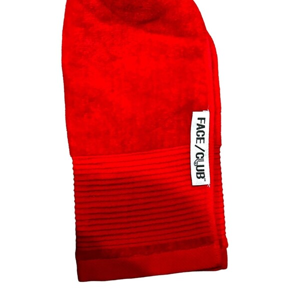 Red Nebraska Cornhuskers Tri-Fold Golf Towel With Hook Team Effort Face Club - Picture 3 of 6